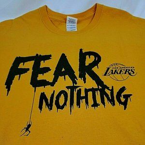 Laker's Tshirt XL  Halloween  Fear Nothing…